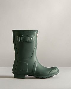 Hunter Original Lyhyt Naisten Original Short Boots Vihreä | Suomi-63054