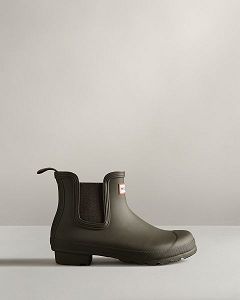 Hunter Original Naisten Original Chelsea Boots Vihreä | Suomi-47361