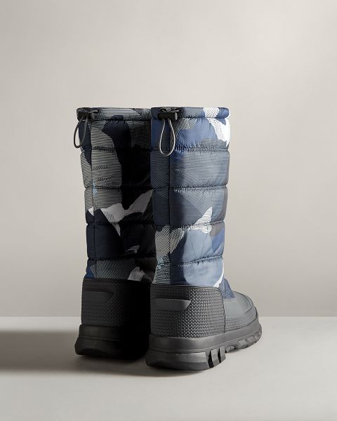 Hunter Insulated Korkeat Miesten Lumi Saappaat Camo | Suomi-39406