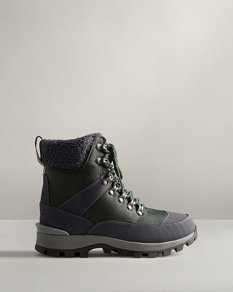 Hunter Insulated Recycled Polyester Commando Naisten Talvisaappaat Vihreä Laivastonsininen | Suomi-62180