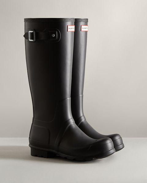 Hunter Original Korkeat Miesten Original Tall Boots Mustat | Suomi-23796