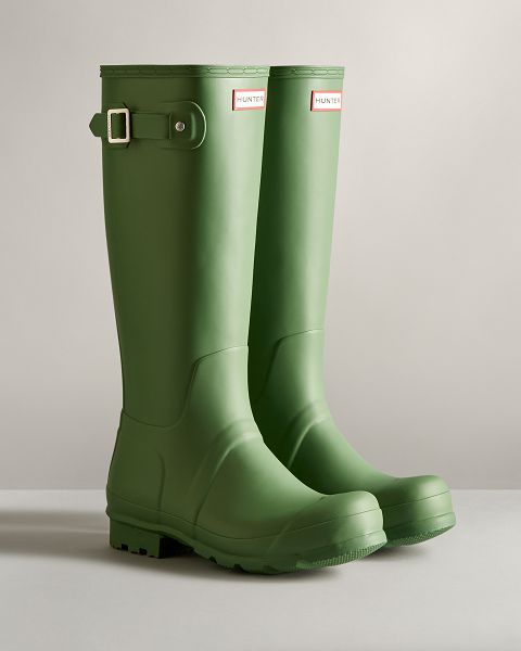 Hunter Original Korkeat Miesten Original Tall Boots Vihreä | Suomi-38407