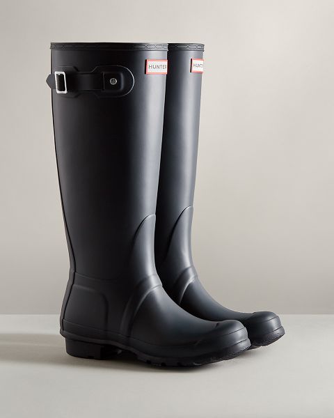 Hunter Original Korkeat Naisten Original Tall Boots Laivastonsininen | Suomi-65204