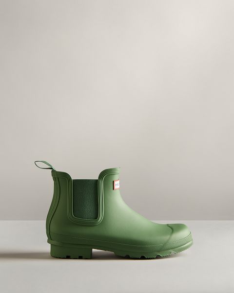 Hunter Original Miesten Original Chelsea Boots Vihreä | Suomi-89640