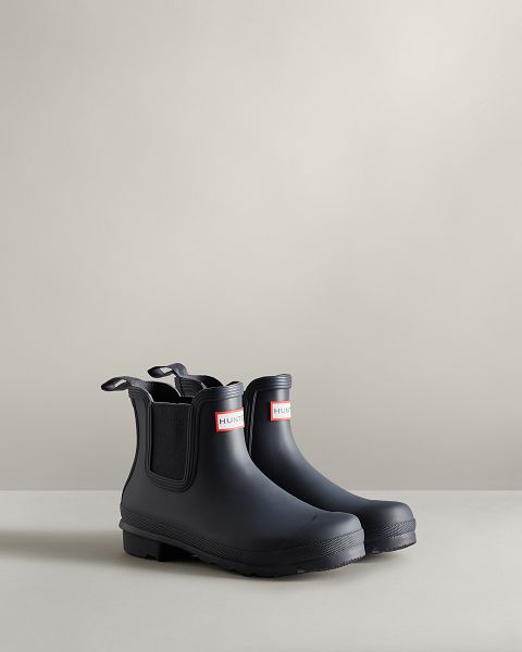 Hunter Original Naisten Original Chelsea Boots Laivastonsininen | Suomi-45731