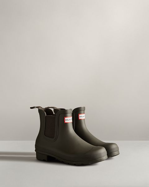 Hunter Original Naisten Original Chelsea Boots Vihreä | Suomi-47361