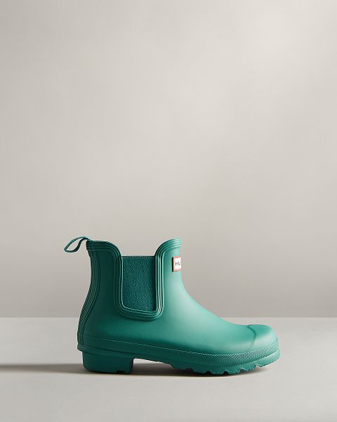 Hunter Original Naisten Original Chelsea Boots Vihreä | Suomi-64309